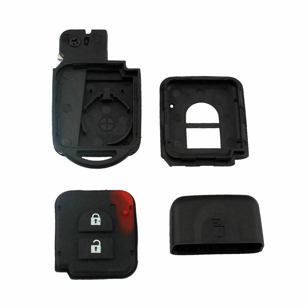 Fits Nissan Micra X-Trail Qashqai Juke Duke Navara 2 Button Car Key Fob