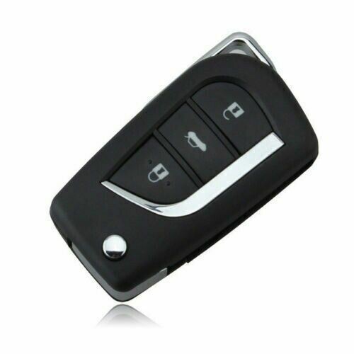 Fits Toyota Aygo Corolla Yaris Camry Verso 3 Button TOY43 Car Key Fob