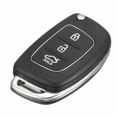 For Hyundai ix45 ix35 i20 Santa Fe 3 Button Remote Car Key Flip Fob Shell Case