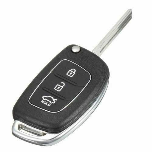 For Hyundai ix45 ix35 i20 Santa Fe 3 Button Remote Car Key Flip Fob Shell Case