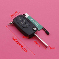 Thumbnail for Fits Audi A6 TT 433.92MHz 4D0 837 231 K 3 Button Keyless Full Set Remote key Fob