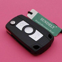 Thumbnail for Fits BMW E81 E46 E39 E63 E38 HU92 433/315MHz ID44 Folding Car Key Fob