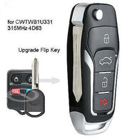 Thumbnail for Fits Ford Lincoln Mercury - CWTWB1U331 315MHz 4D63 Upgraded Flip Car Key Fob