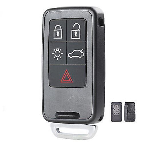 Fits Volvo S60 S80 V60 XC60 XC70 5 Button Car Key Fob