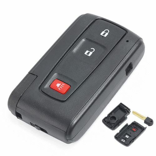 Fits Toyota Prius 2004-2009 2+1 Button Smart Remote Car Key Fob With Shell Case