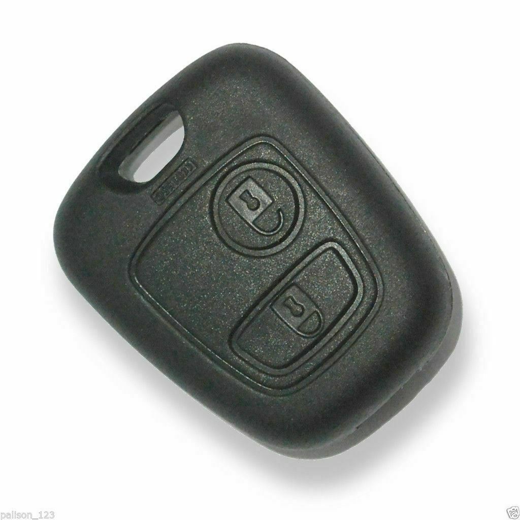 Fits PEUGEOT 107 207 307 CITROEN C1 C2 C3 PLURIEL 2 Button Remote Car Key Fob