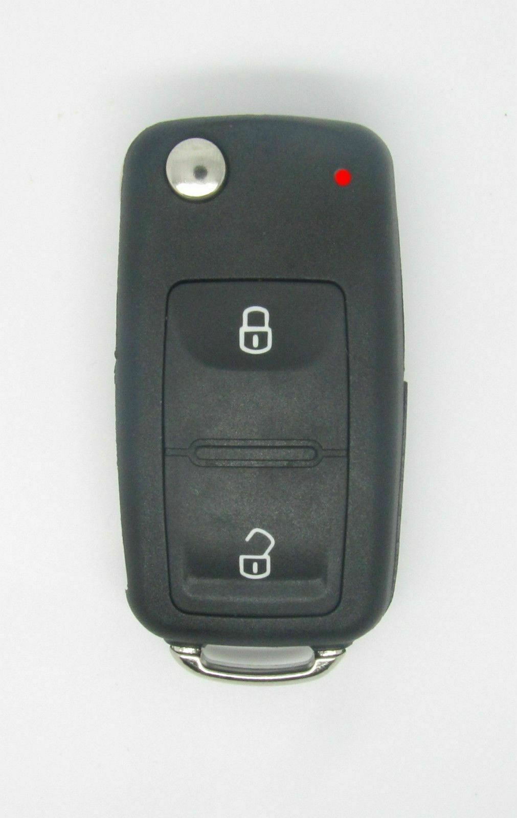 Fits VW Volkswagen Transporter T5 Amarok Polo 2 Button Car Key Fob Case