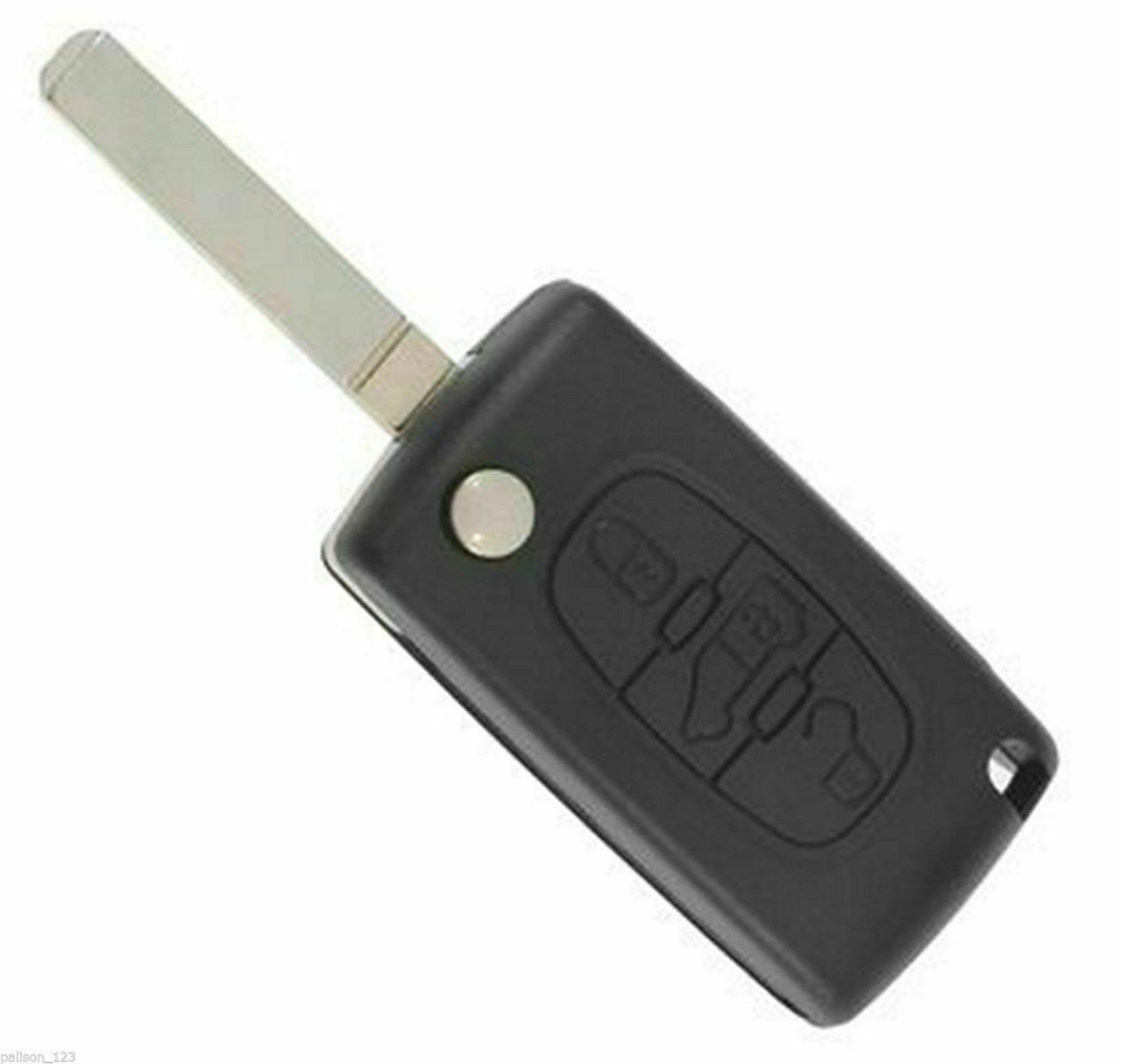 Fits Citroen Dispatch Berlingo VA2 3 Button Flip Car Key Fob