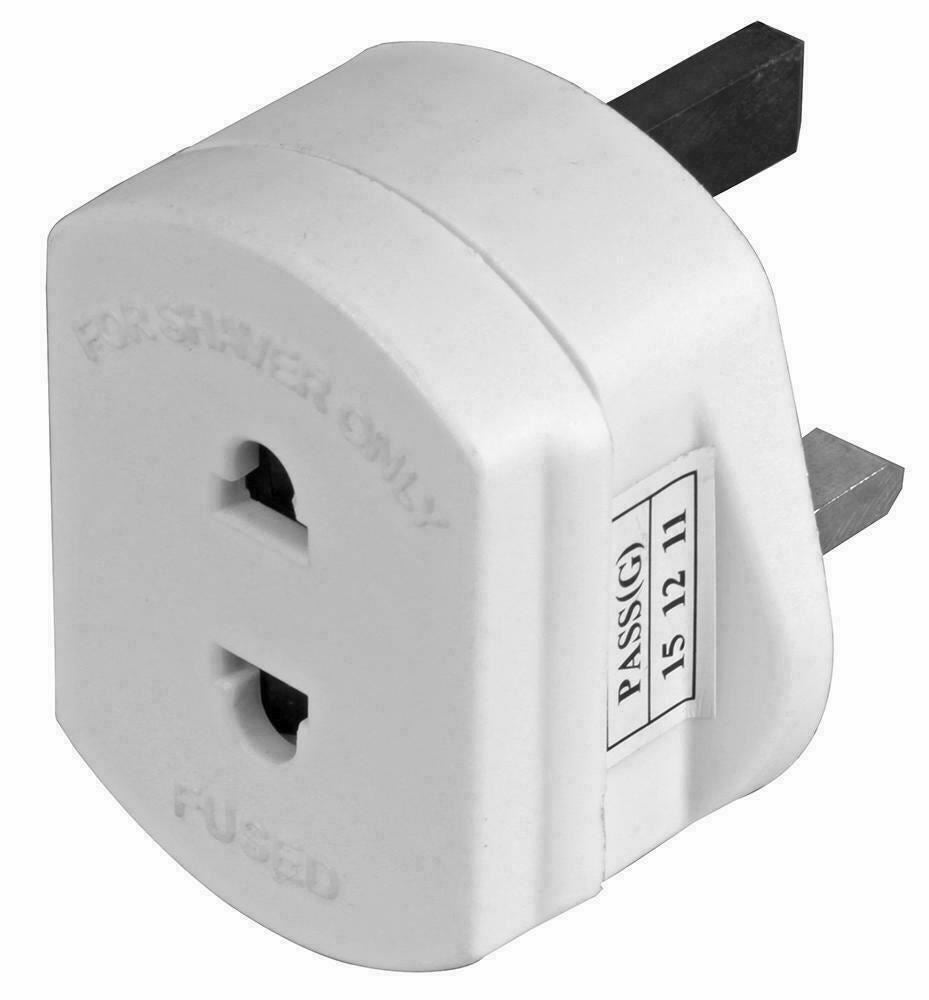 SHAVER PLUG / TOOTHBRUSH CHARGER CONVERTER FROM UK MAINS SOCKET ADAPTER