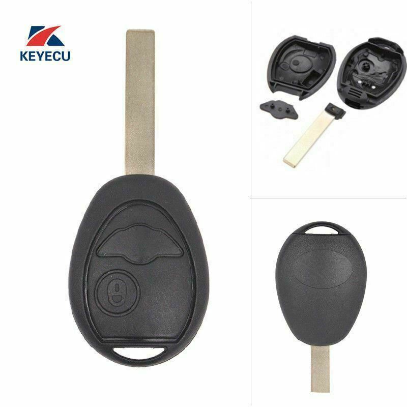 Fits BMW Mini Cooper S R50 R53 2002-2005 2 Button Remote Car Key Fob Shell Case