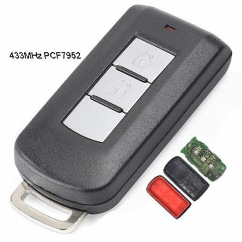 Fits Mitsubishi Lancer Outlander ASX 2008-2016 433Mhz ID46 2 Button Car Key Fob