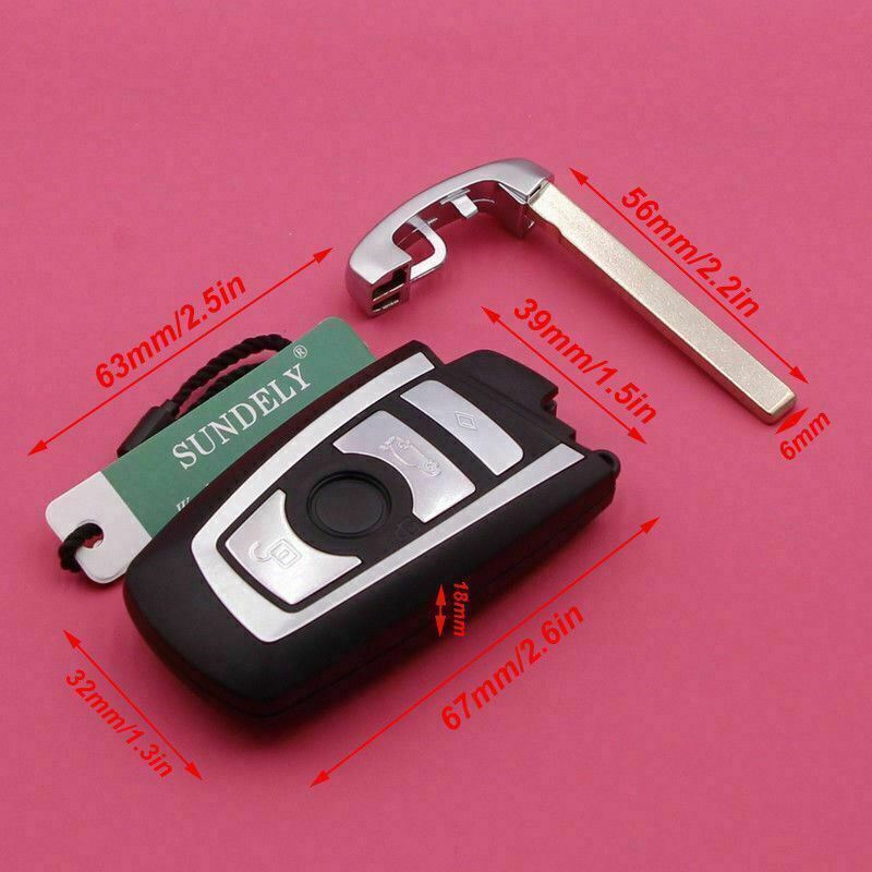 Fits BMW 1 3 5 7 Series CAS4 System 868MHz Remote Car Key Fob