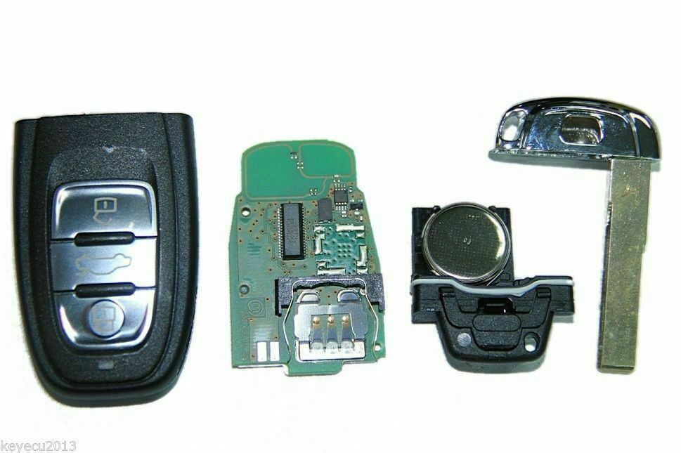 Fits Audi A4L Q5 8T0 959 754C 868MHz 3 Button Replacement Remote Key Fob