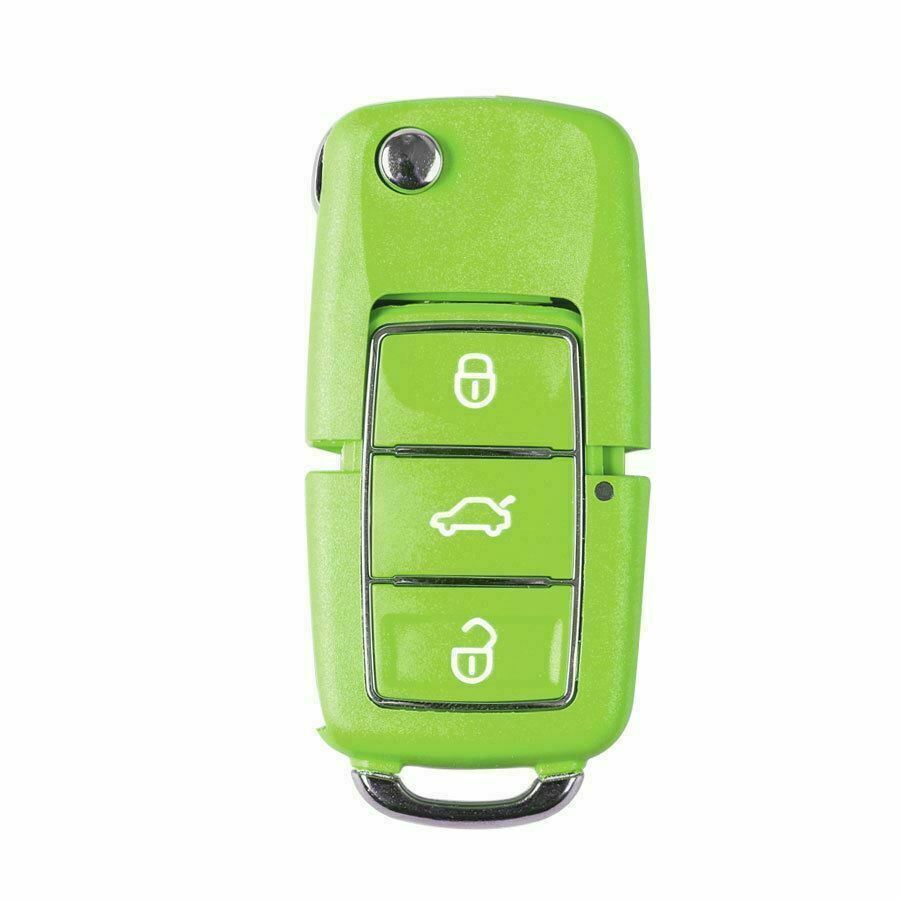 Fits Volkswagen Seat Skoda Flip Key Case Green