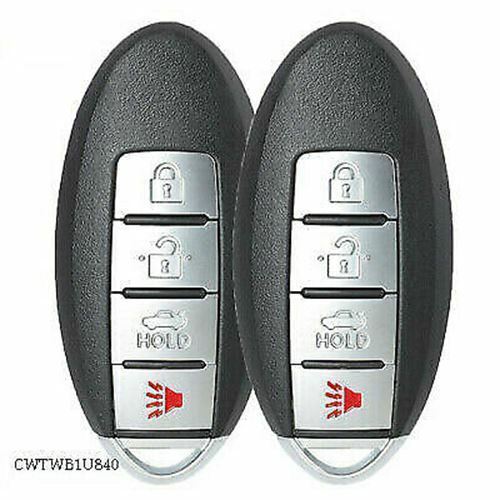 Fits Nissan Sentra Versa Leaf CWTWB1U840 2 Prox Car Key Fob - 2 PCS