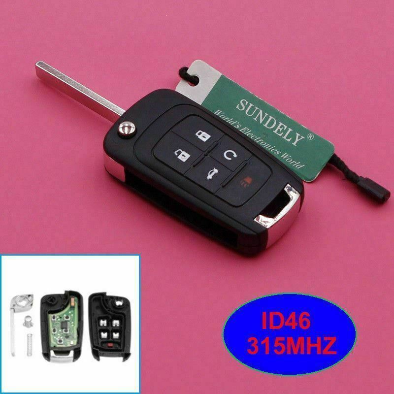 Remote 5 Button Keyless Key Fob + OHT01060512 315Mhz Key For Chevrolet Buick GMC