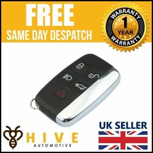 Fits Land Rover LR4 Range Rover Sport Evoque 5 Button Remote Key Shell Case Fob