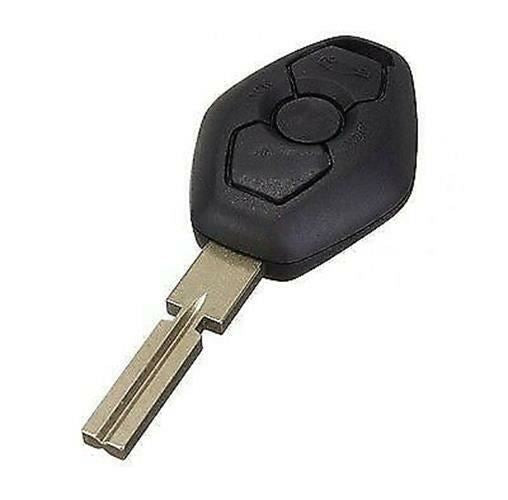 Fits to BMW 3, 5, X Series 3 BUTTON REMOTE KEY FOB Case With Blank Blade HU58