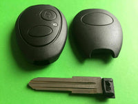 Thumbnail for Fits Land Rover Discovery 2 TD4 TD5 2 button remote key fob Case Shell Key Blade