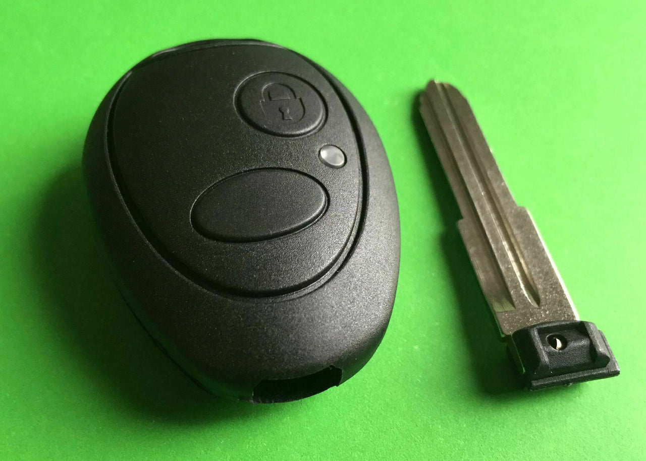 Fits Land Rover Discovery 2 TD4 TD5 2 button remote key fob Case Shell Key Blade