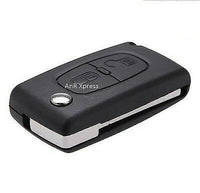 Thumbnail for FOR CITROEN 2 Button Flip Key Fob Case Cover C2 C3 C4 C5 C6 C8