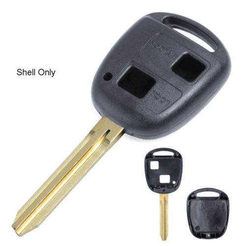 Replacement Shell Remote Key Case Fob for TOYOTA Prado Tarago Camry Corolla 2BTN