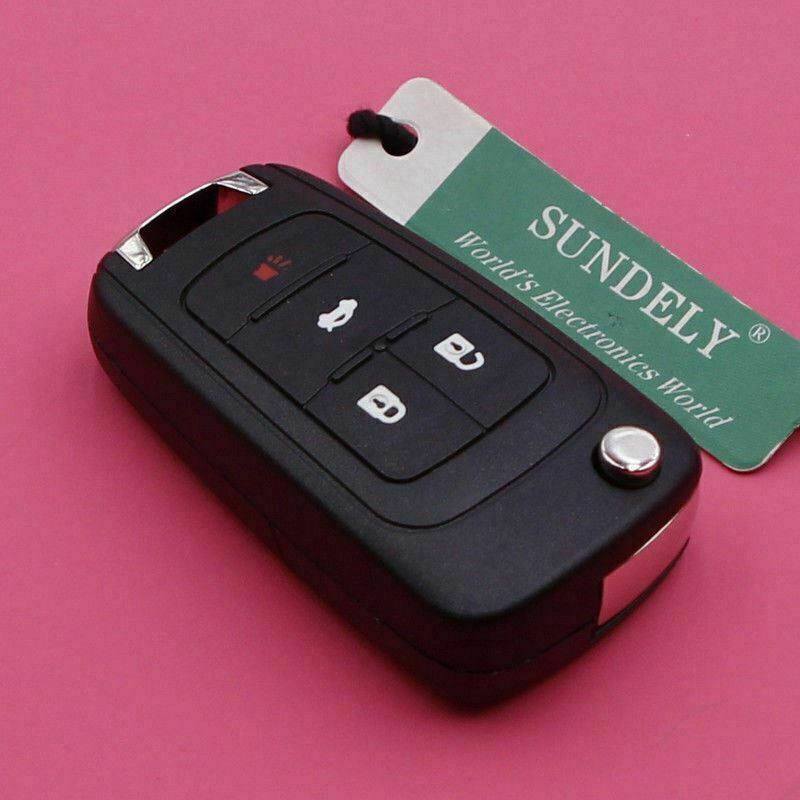 Fits Chevrolet OHT01060512 315Mhz 4 Button Car Key Fob