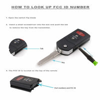 Thumbnail for Fits Mazda 6 Sedan & RX-8 2004-2011 Fcc# KPU41788 4 Button Flip Remote Key Fob