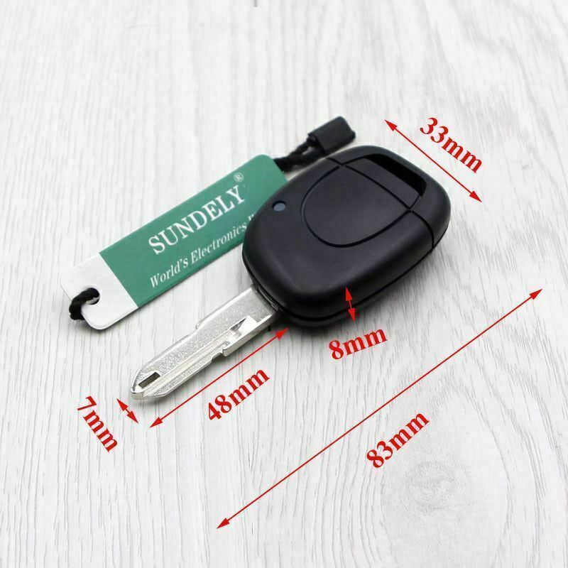 Fits Renault Twingo Clio Master KANGO 1BTN 433MHz PCF7946 Car Key Fob