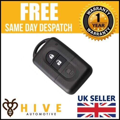 Fits NISSAN MICRA X-TRAIL QASHQAI JUKE DUKE NAVARA 2 Button Remote Key Fob Case