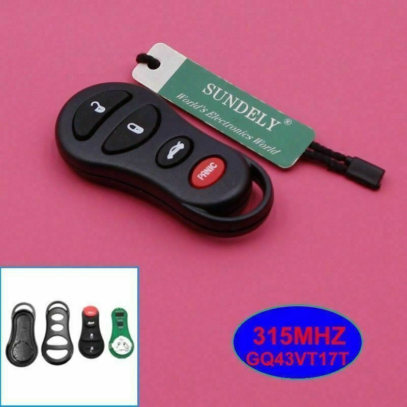 Fits Chrysler Dodge 315MHz GQ43VT17T Car Key Fob