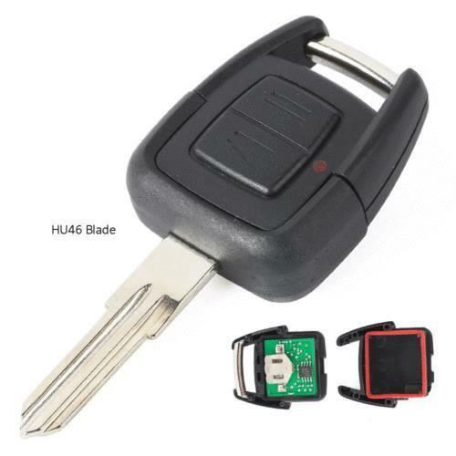 Fits Vauxhall Opel Astra Vectra Zafir 2 Button 433 Mhz ID40 Remote Key Fob