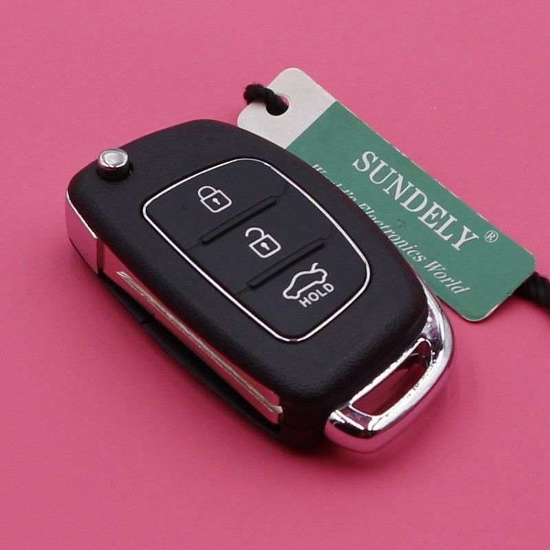 Fit Hyundai Elantra Fe 2014-2016 433MHz + ID46 Chip 3 Button Remote Key