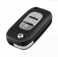 Thumbnail for FITS NEW RENAULT CLIO, KANGOO, MODUS, MEGANE 3 BUTTON FLIP KEY FOB CASE