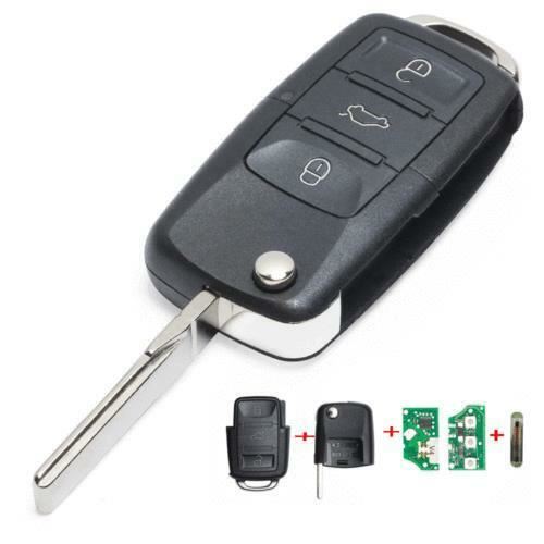 Fits Volkswagen Passat 2002-2005 1J0 959 753 AH Flip Car Key Fob