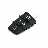 Thumbnail for For Audi 3 Button Remote Key Fob Rubber Button Pad TT A3 S3 A4 S4 For Repair