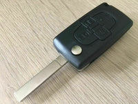 Thumbnail for Fits PEUGEOT 1007 CITROEN C8 4 Button Remote Key Shell Case VA2 Blade No Grove