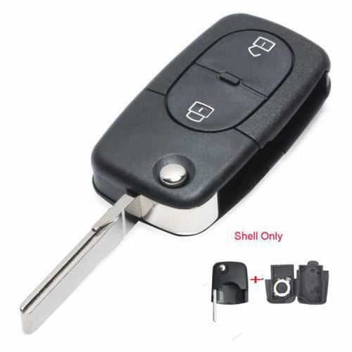 For Volkswagen Bora Golf Passat 2B Remote Key Shell With CR1620 Battery Position