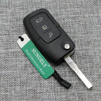 Thumbnail for Fits Ford Focus Fiesta Galaxy 433Mhz 4D63 3 Button Folding Remote Key Fob