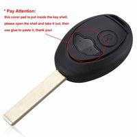 Thumbnail for Fits BMW Mini Cooper R50 S One Clubman 2 Remote Key Fob Case Shell Blade