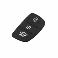 Thumbnail for For Hyundai ix20 ix30 ix35 ix45 3 Button Rubber Key Pad - 2PCS