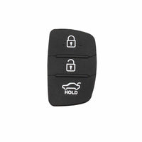 Thumbnail for For Hyundai ix20 ix30 ix35 ix45 3 Button Rubber Key Pad - 2PCS