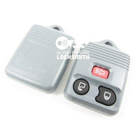 Thumbnail for Fits Ford Transit Mondeo Maverick 3 button remote key shell & rubber pad grey