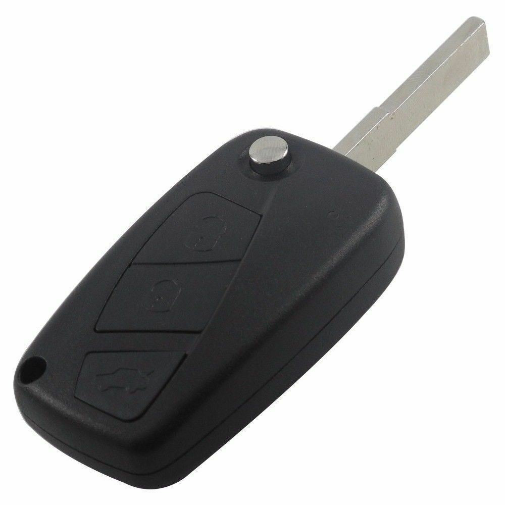 Fits FIAT PANDA IDEA PUNTO STILO 3 Button Remote Flip Key Fob Case Shell