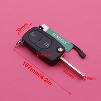 Thumbnail for Fits VW Volkswagen Jetta Beetle Passat Golf 1J0 959 753 A 434MHz ID48 Remote Key