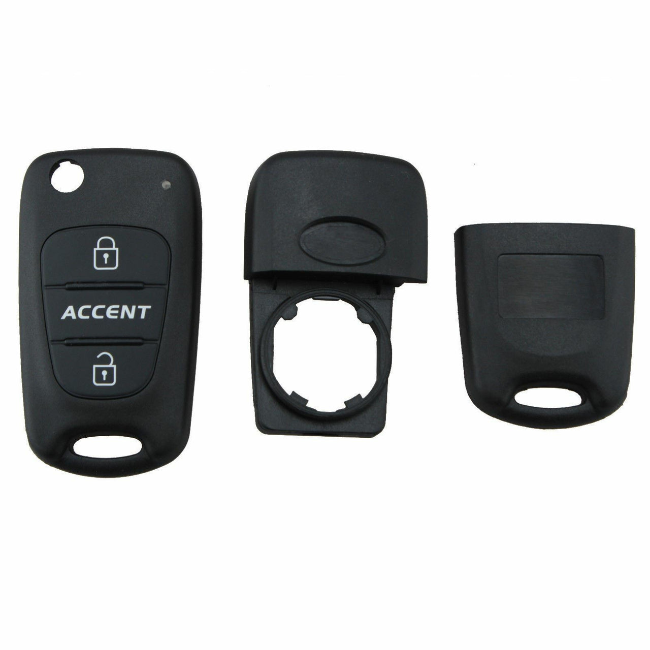 Fits Hyundai Accent 2011-2013 3 Button Car Key Fob