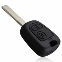 Thumbnail for Fits Peugeot 107 207 307 407 2 Buttons Remote Car Key Fob Groove Blade HU83