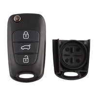 Thumbnail for Fits Kia Ceed Picanto Hyundai I20 I30 IX35 UK 3 Button Remote Flip Key Fob Case