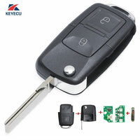 Thumbnail for Fits VW Sharan 2004 2008 7M3959753 433MHz ID48 2 Button Remote Car Key Fob