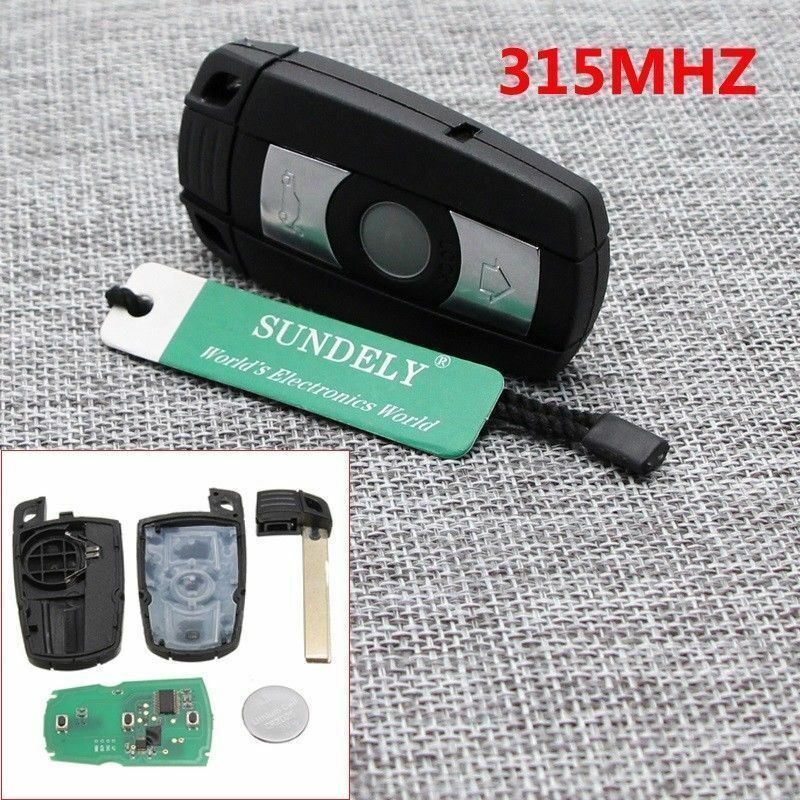 Fits  BMW 3 5 Series X1 X6 Z4 Full Set Key 315MHz ID7944 Chip Smart Remote Key